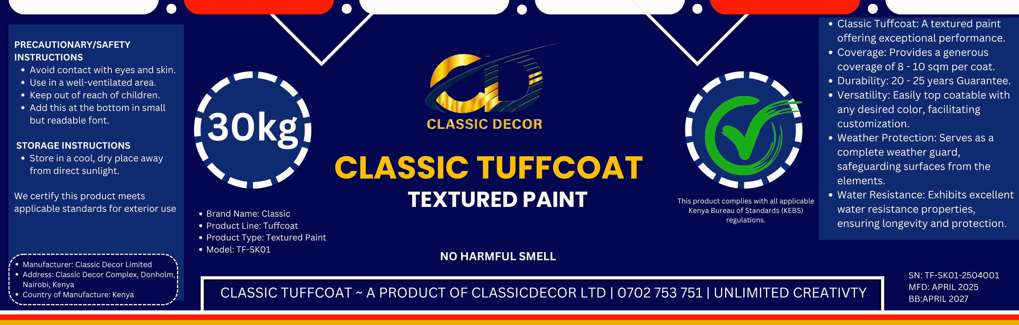 Classic Paints - Vinyl Silk Emulsion